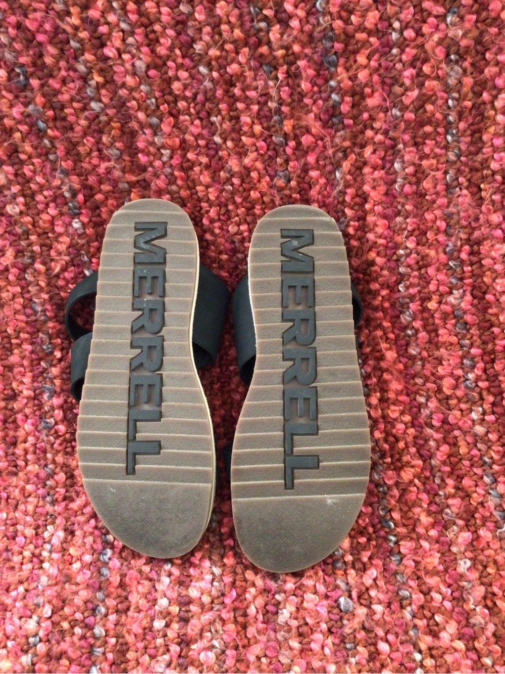Merrell Women's Black Strappy Platform Slide Sandals - 9M - Picture 3 of 5